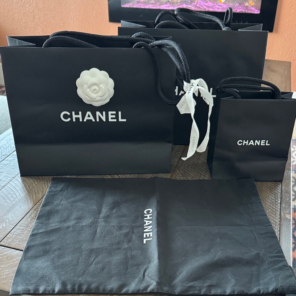CHANEL Black Gift Bag Collection